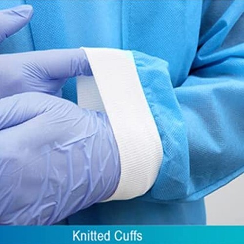 Pack of 10 Disposable Lab Jackets, Unisex Hip-Length Lab Coats 45gsm M-2XL