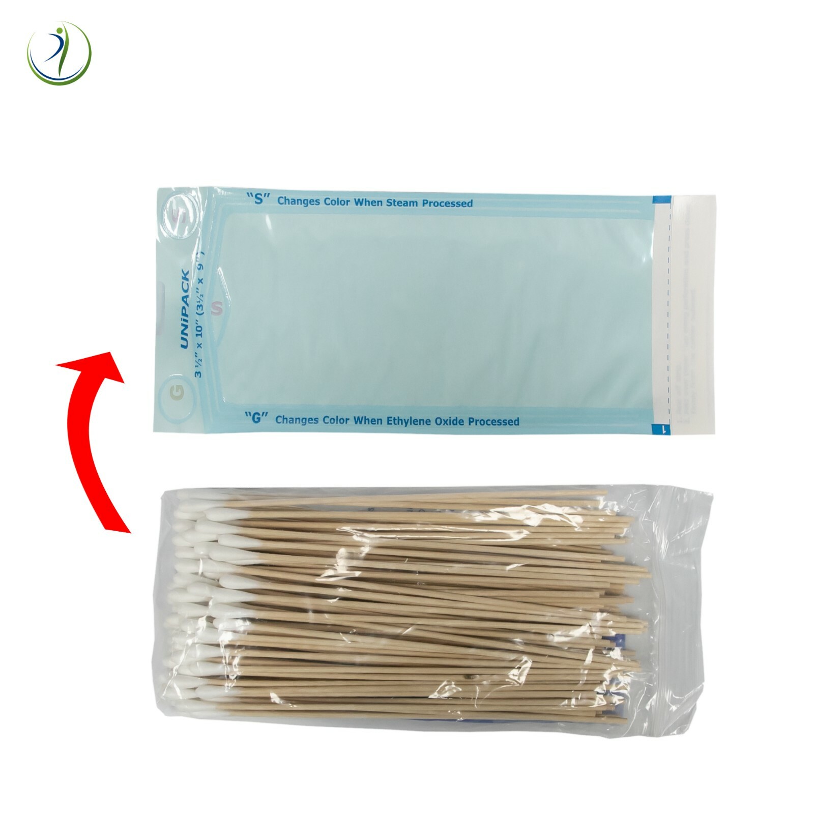 100-800 Cotton Swab Q-Tip Cleaning Applicator Tips 6″ Long Autoclavable Medical