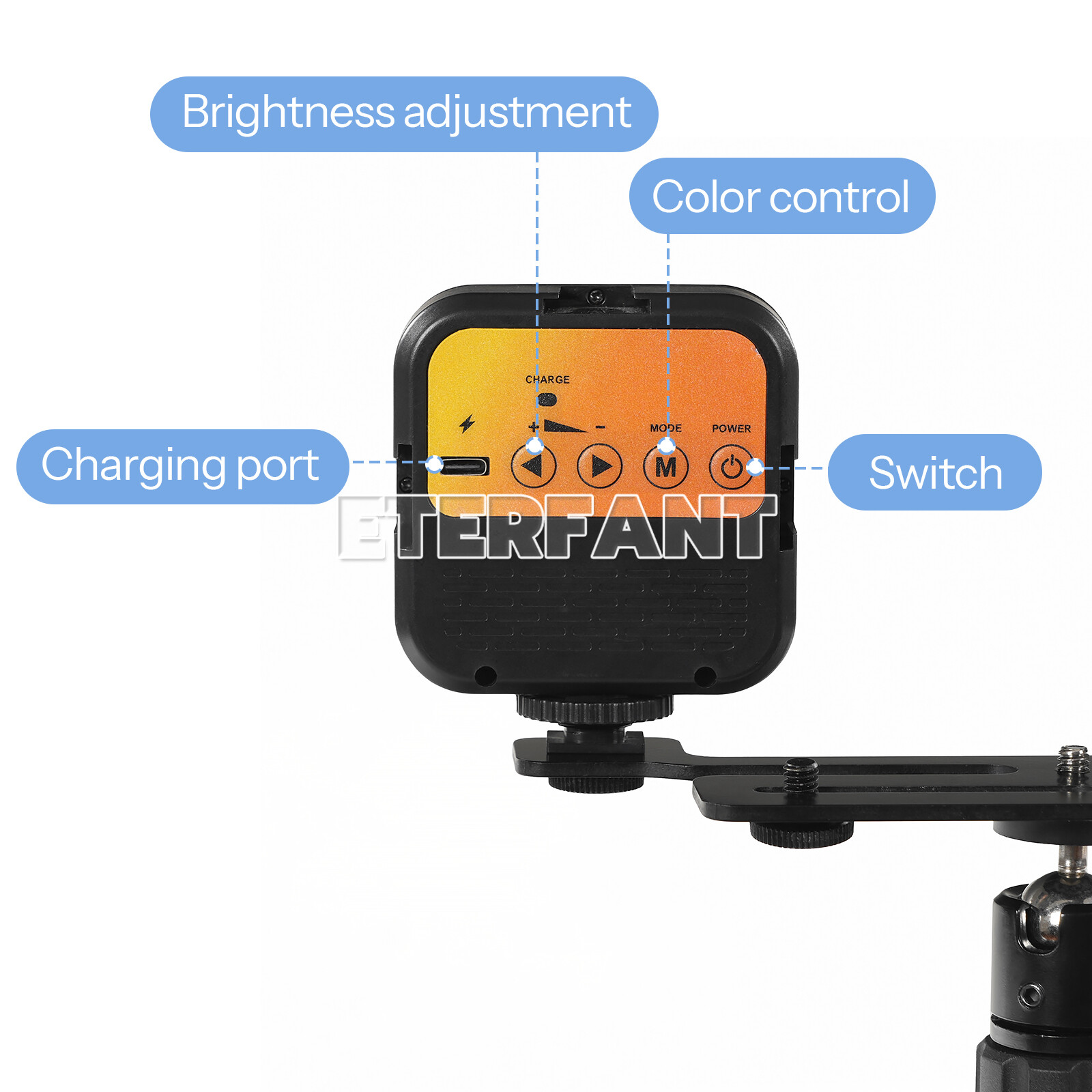 ETERFANT Dental LED Flash Photography Oral Cell Phone Camera Fill Light Tool