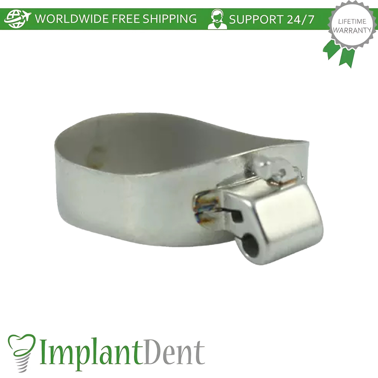 5x Dental Molar Double Tube Anatomical Upper Right Band Braces Span Ortho Lab
