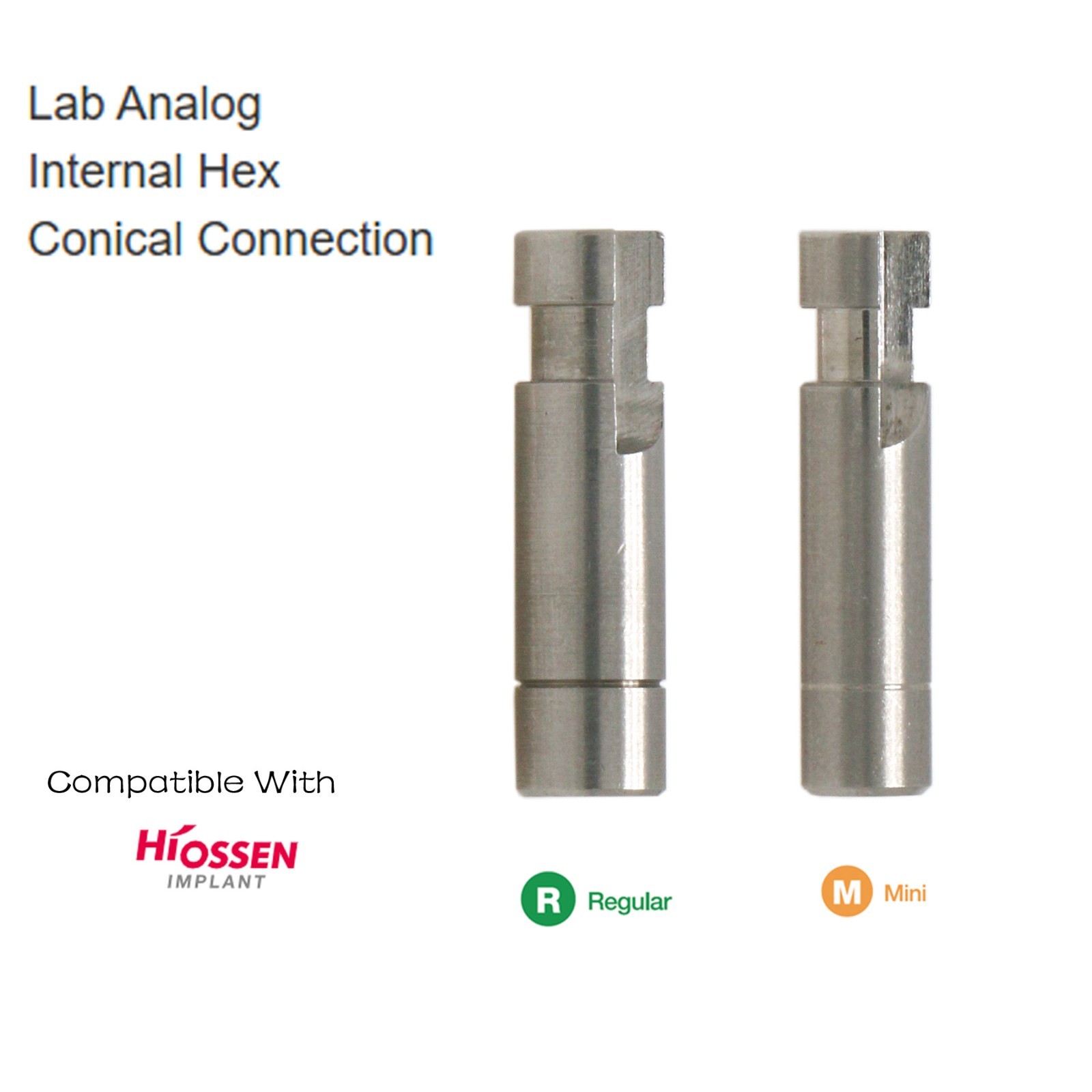US Hiossen ET Dental Lab Analog Scan Body Compatible with Mini/Regular Implants