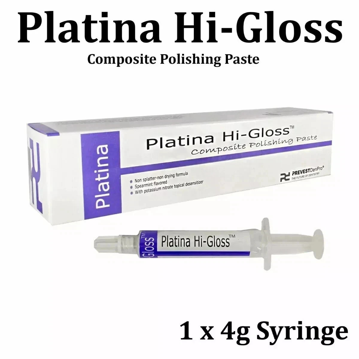 Dental Polishing Paste 4gm Prevest Denpro Platina Hi Gloss Composite (FREE SHIP)