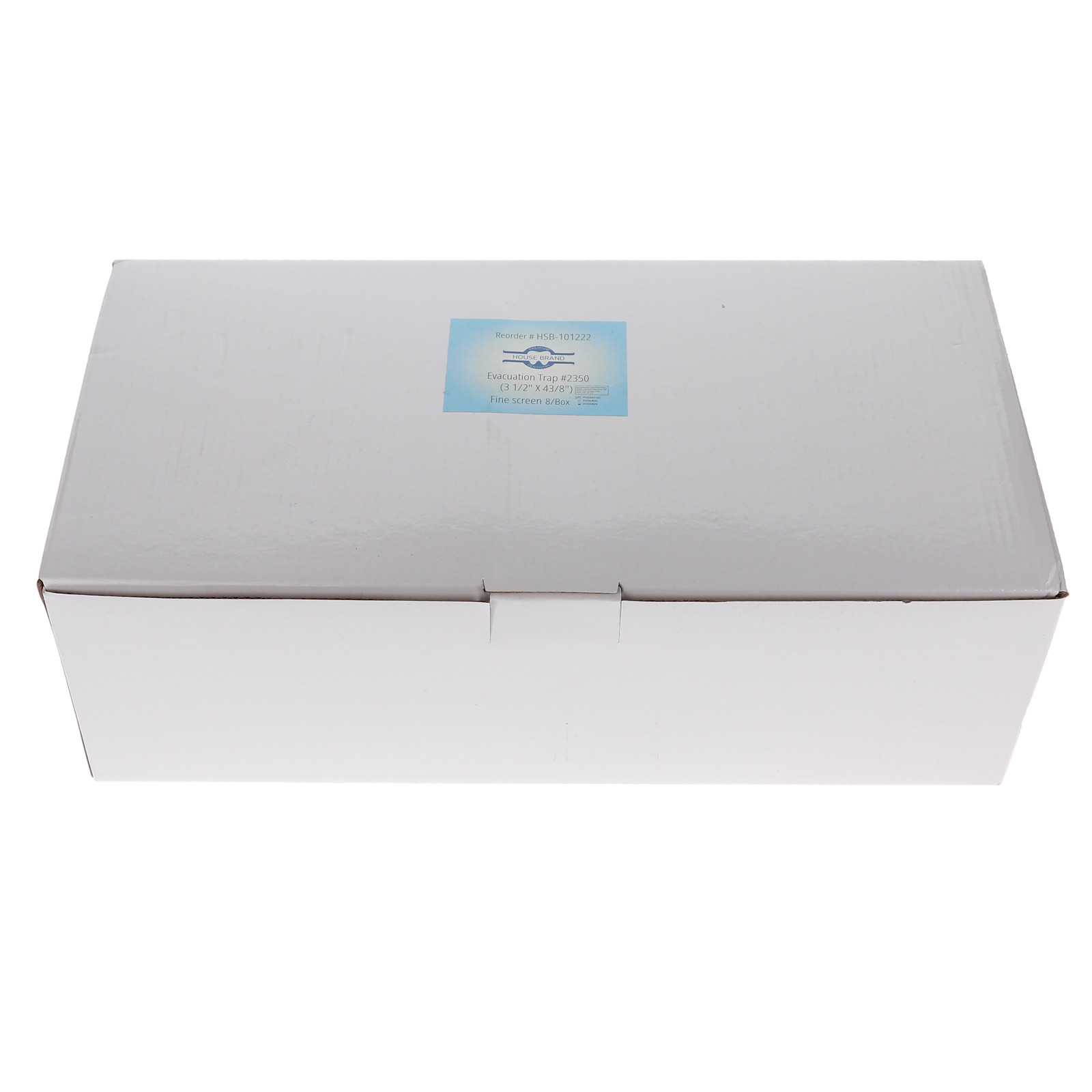 Aira 101222 Evacuation Traps #2350 3.5″ X 43/8″ Fine Screen 8/Bx