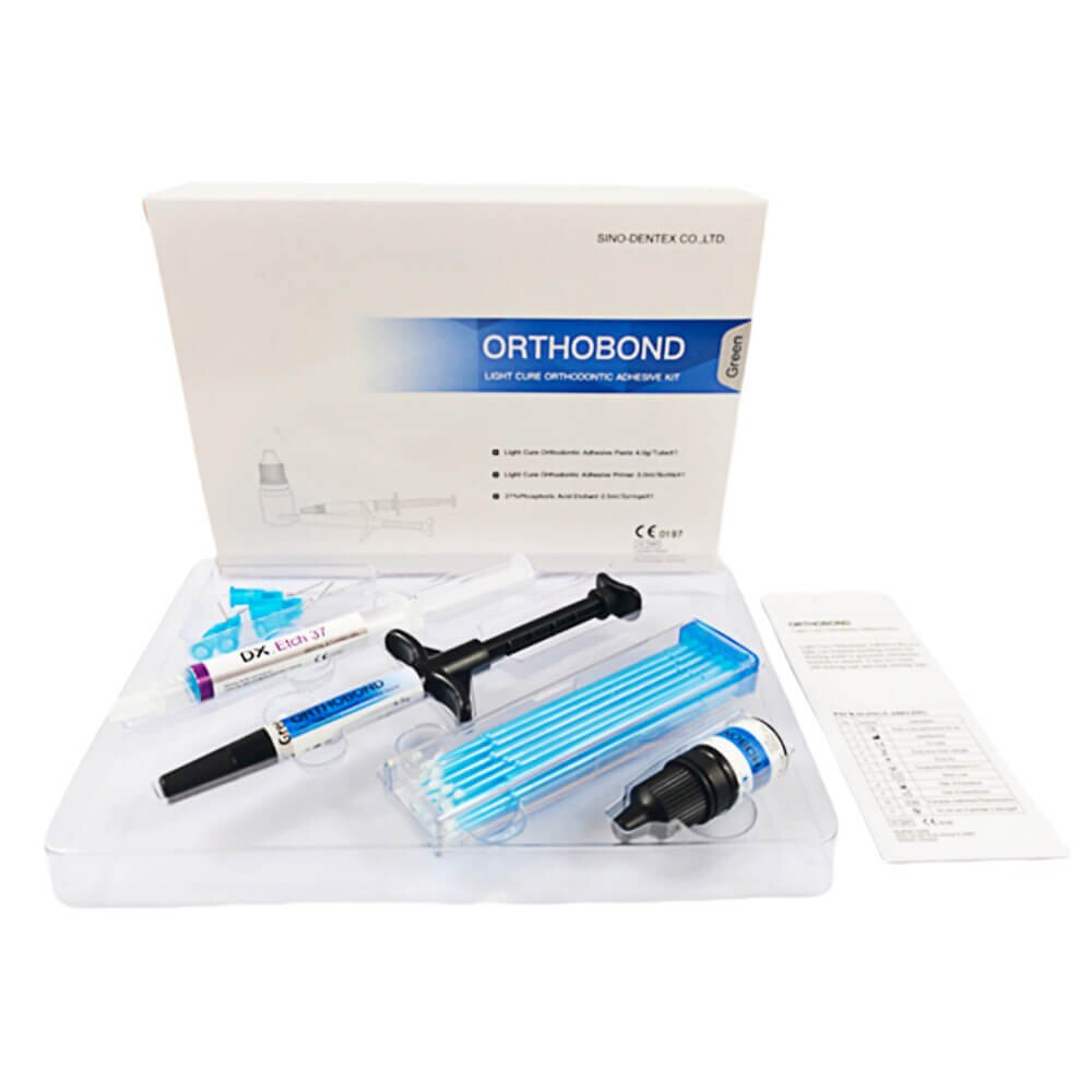 1×Dental Orthodontic Bonding Adhesives Paste and Primer Clear Introduction Kit