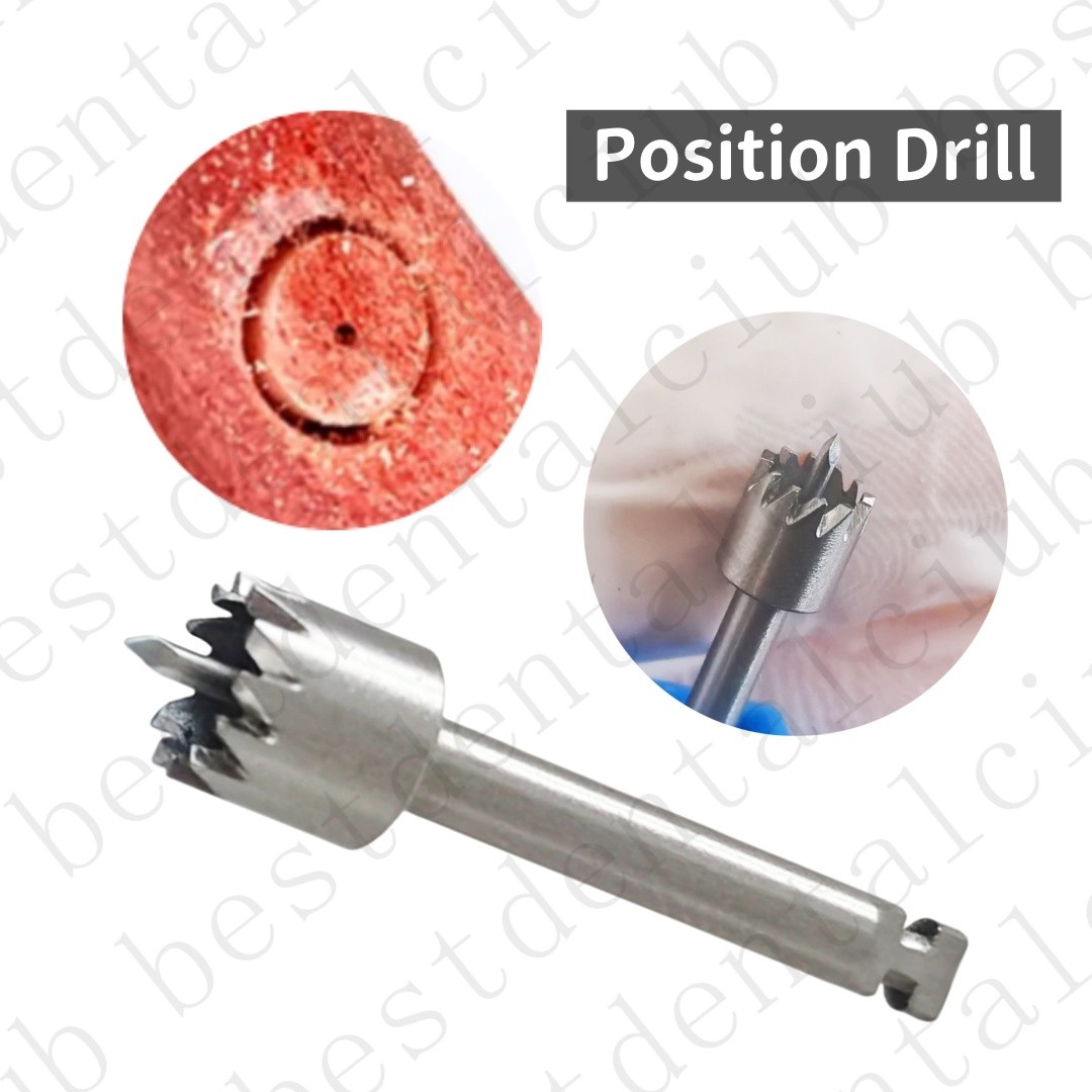 Dental Bone Collector Drill Pre-Hole Anti-Slip Harvest Hole Locator Drills 5.0