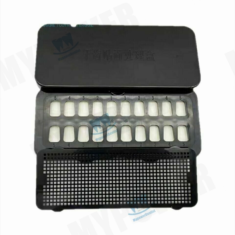 Dental Veneer Pretreatment Patch Tooth Box Dental Veneers Storage Boxes Holder
