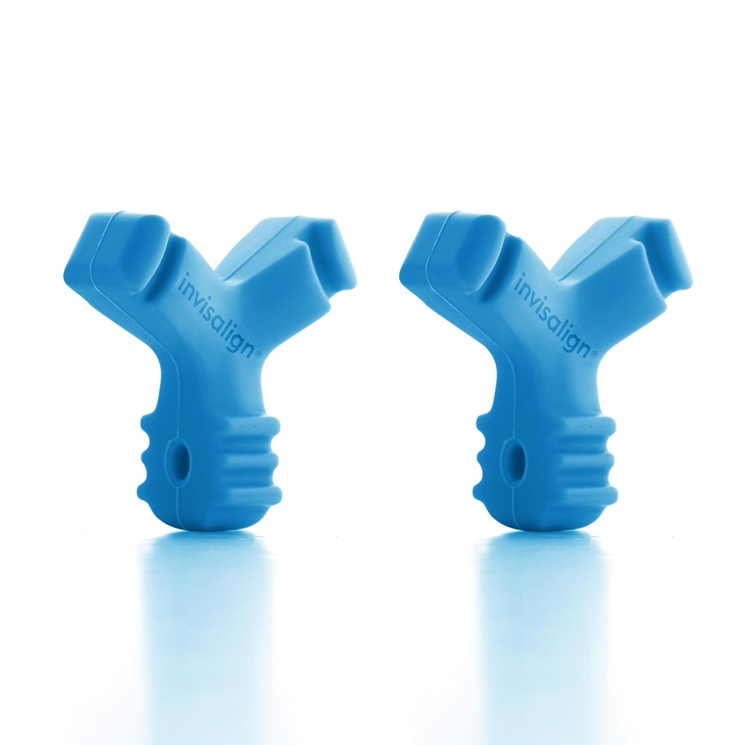 Munchies EPS Aligner and Retainer Tray Seaters, Aligner Chewies (Pack of 2) (Blu