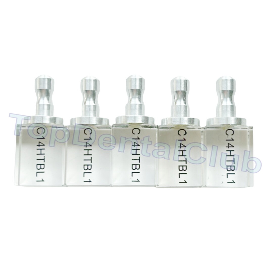 C14 HTBL Dental Crystal Blocks Glass Ceramic Zirconia Reinforced CEREC Block CAD