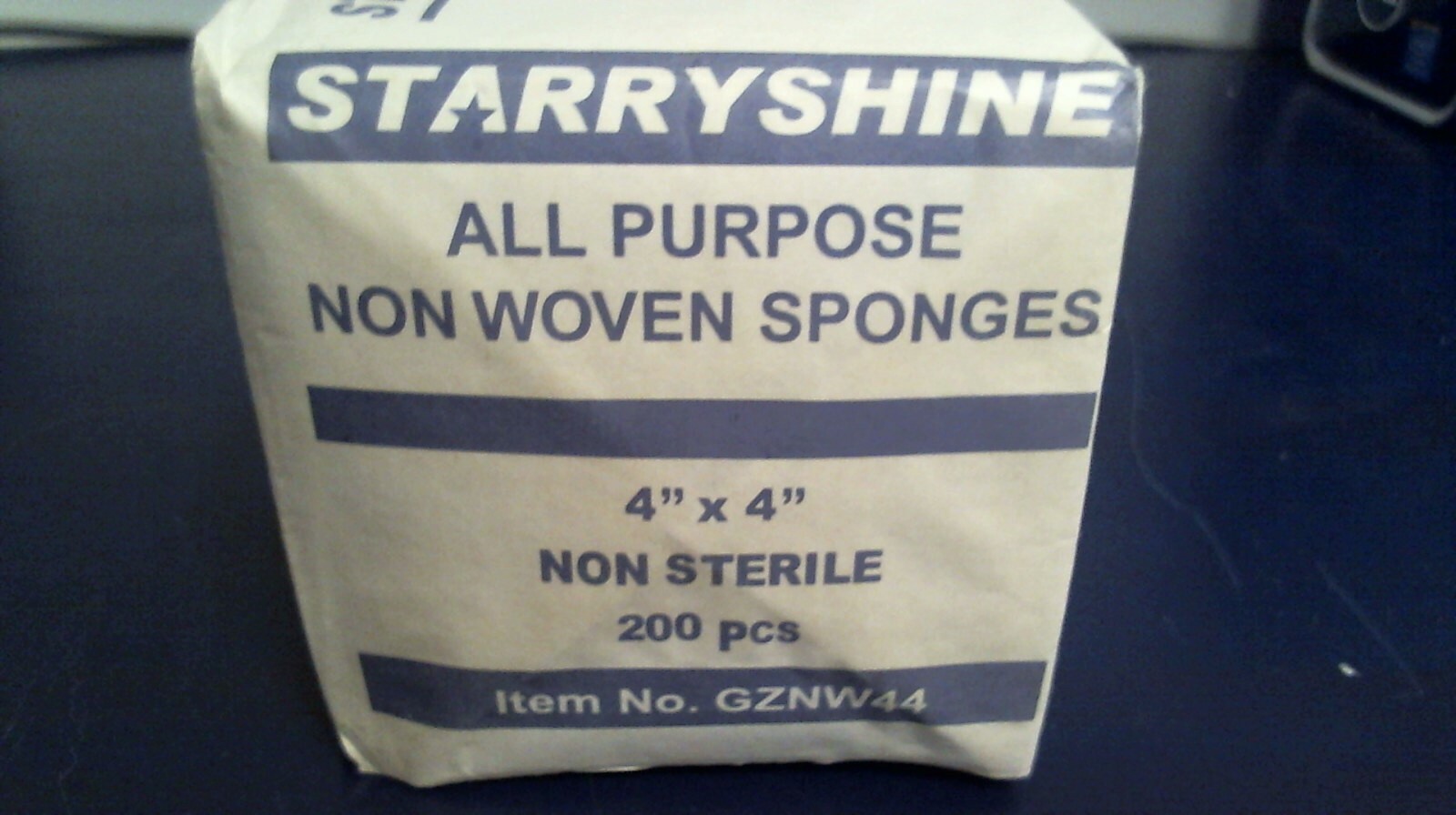 200 PCS 4″X4″ Non-Woven 4-Ply Dental Medical Gauze Pad, Non-Sterile