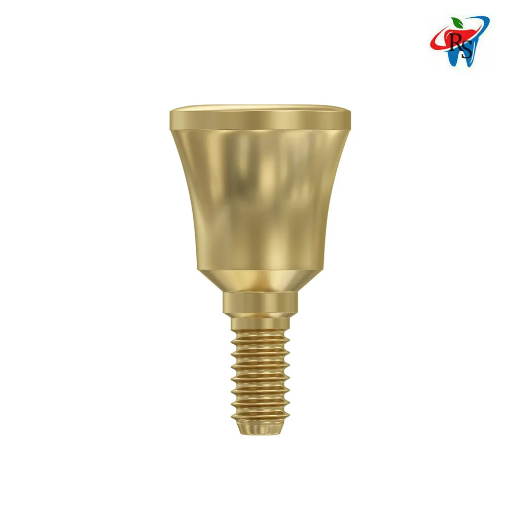 5x Dental Prosthetic Wide Concave Healing Cap Ø5.5mm Int Hex Connection 2.42mm