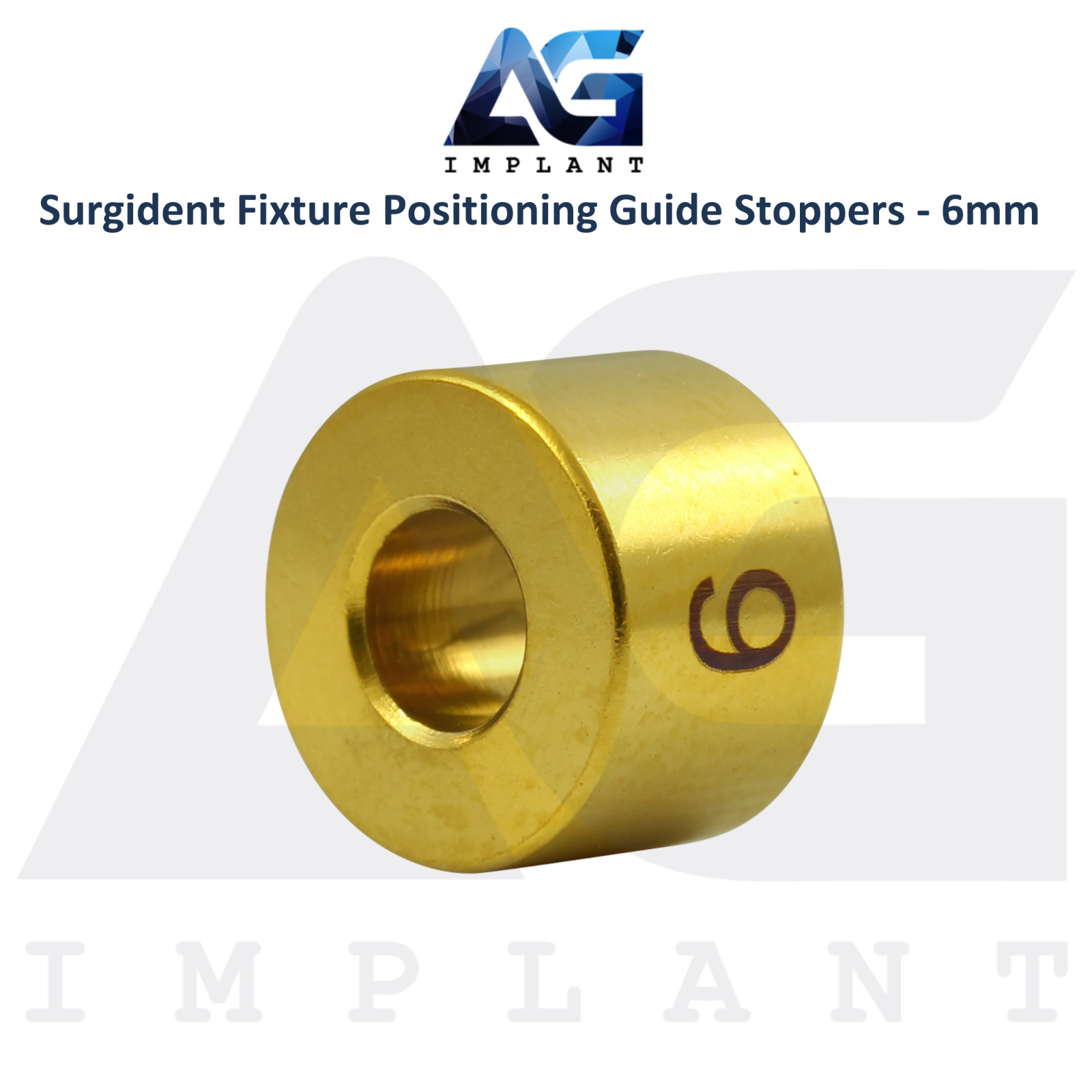 Dental Fixture Positioning Guide Stoppers Precise Depth Control Stainless Steel