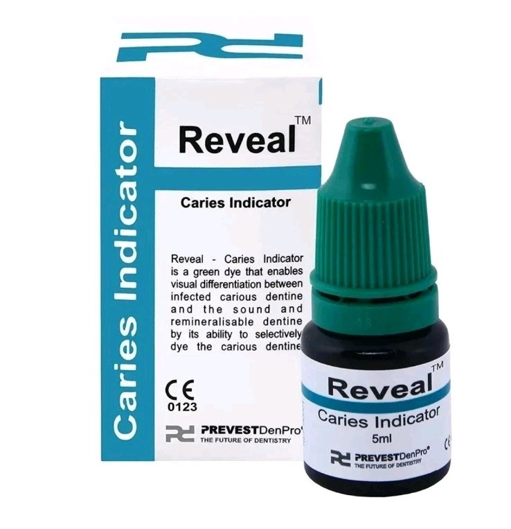 Dental REVEAL 5ml Pack Caries Indicator Dye Dentin Caries Detector free shipping
