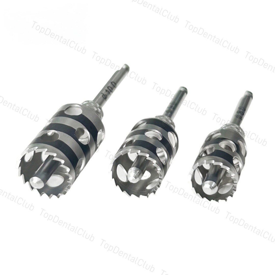 Dental SLT Half Moon Shaped Harvest Drill Semilunar Technique Collector Bone