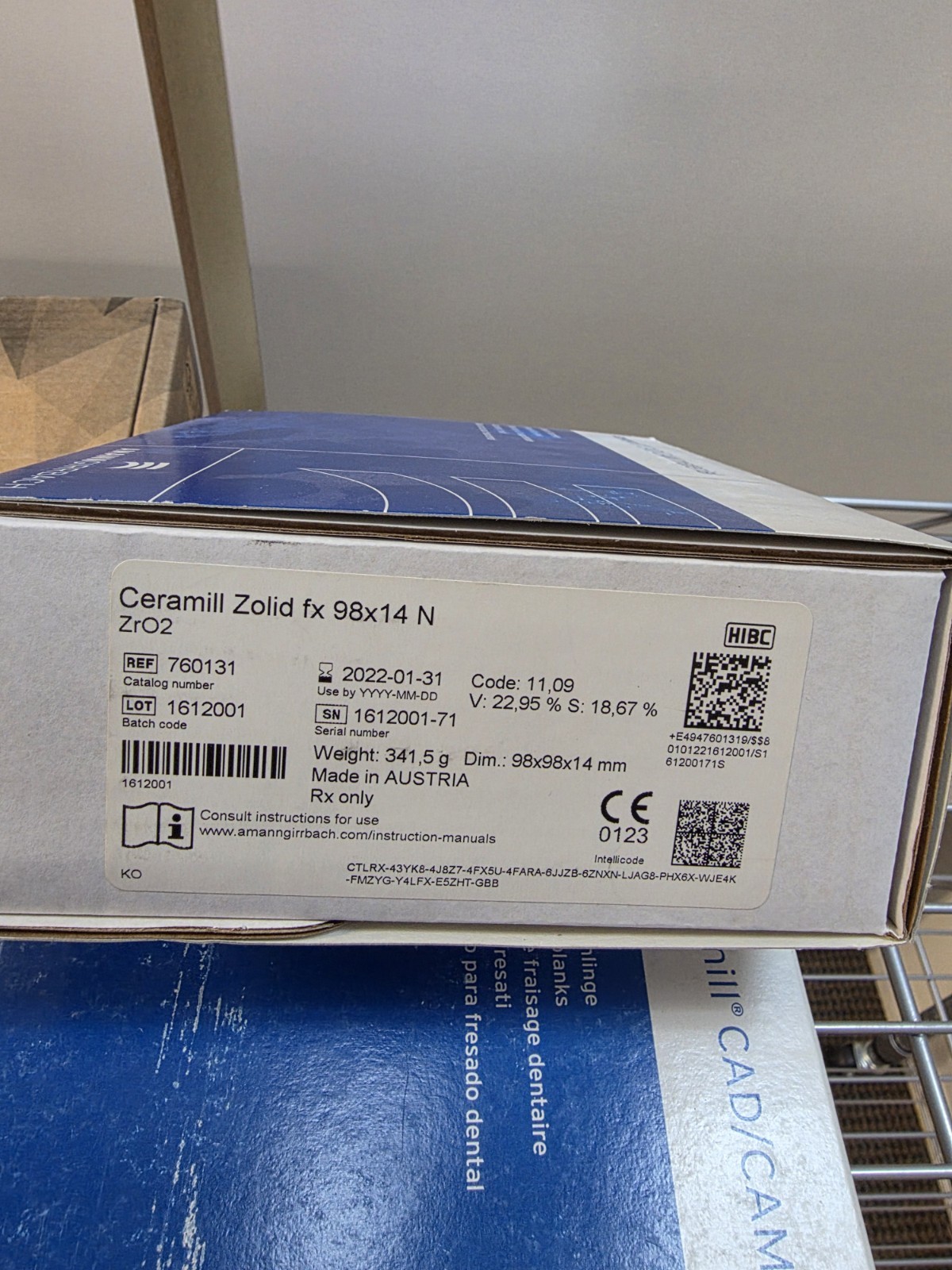 AMANN GIRRBACH -Ceramill Zolid fx 98×14