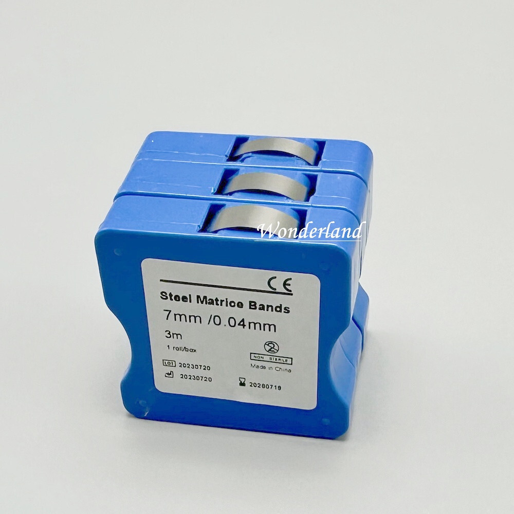Dental Matrix Bands Teflon/S.S/Resin Film Restoration Light Cured Strip Roll