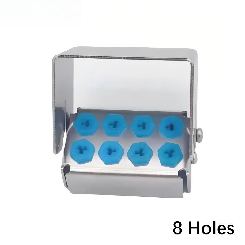 Dental Disinfection Box Implant Drill Burs Organizer Holder Block 8/12/30 Holes