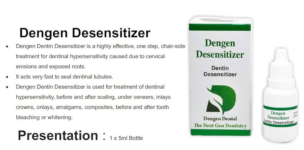 Dental DENTINE DESENSITIZER Highly Efective Treatment for Hypersensityvity 5ml