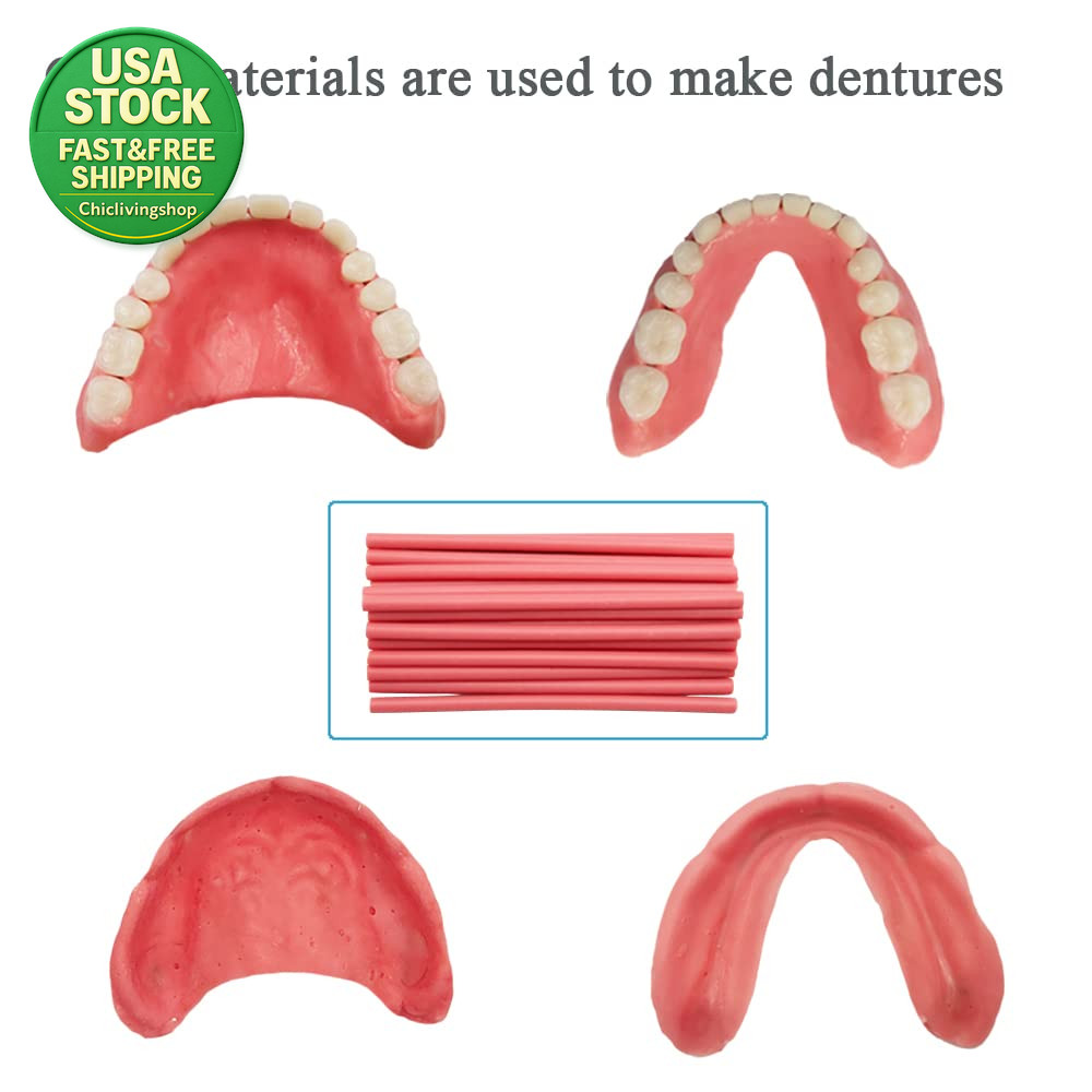 DIY Denture Gum Material Tooth Repair Kit 30G Flexible Reusable Fitting