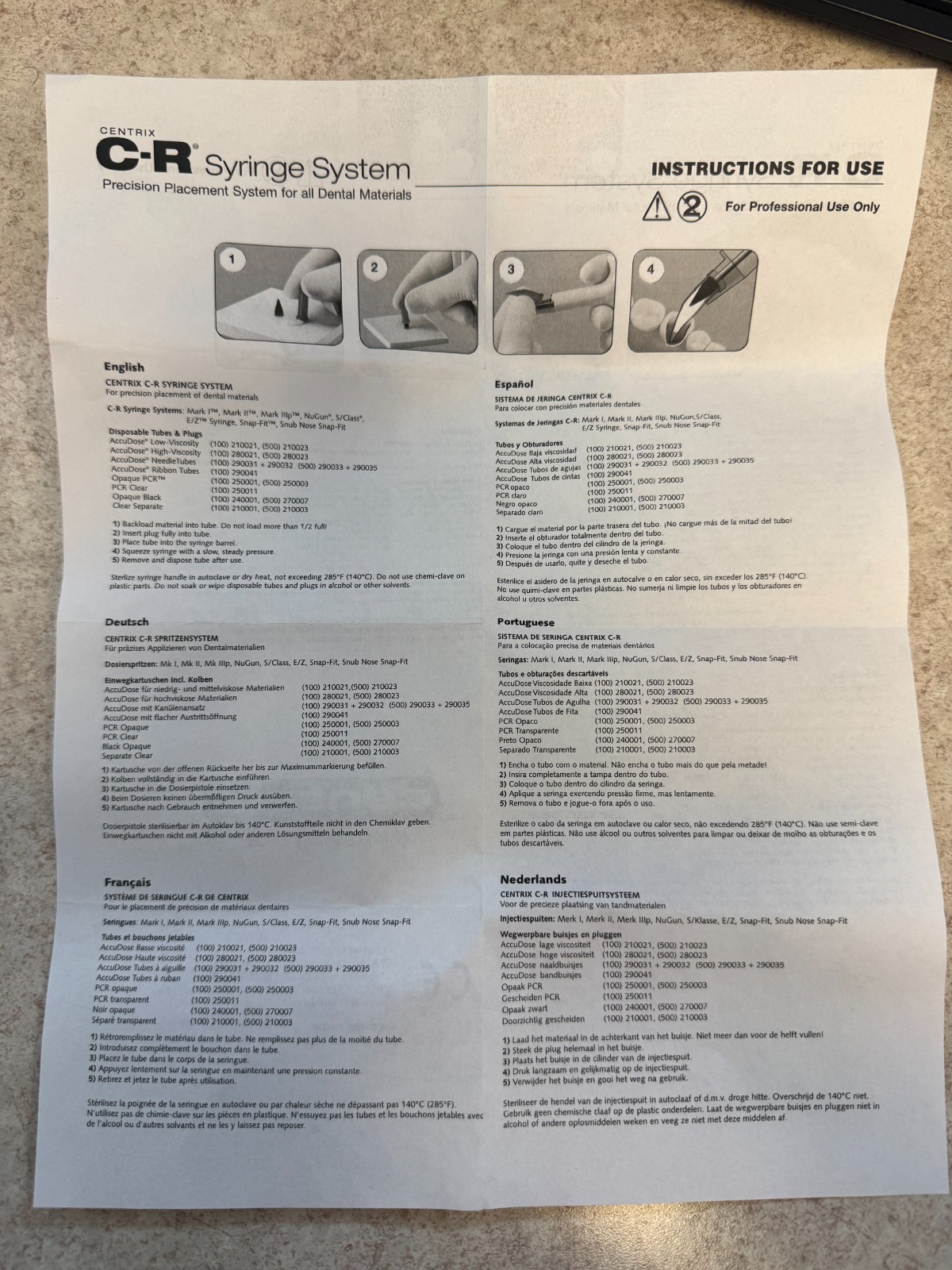 Centrix PCR Opaque Disposable Tubes (100 ct) & Plugs (100 ct) for CR Delivery