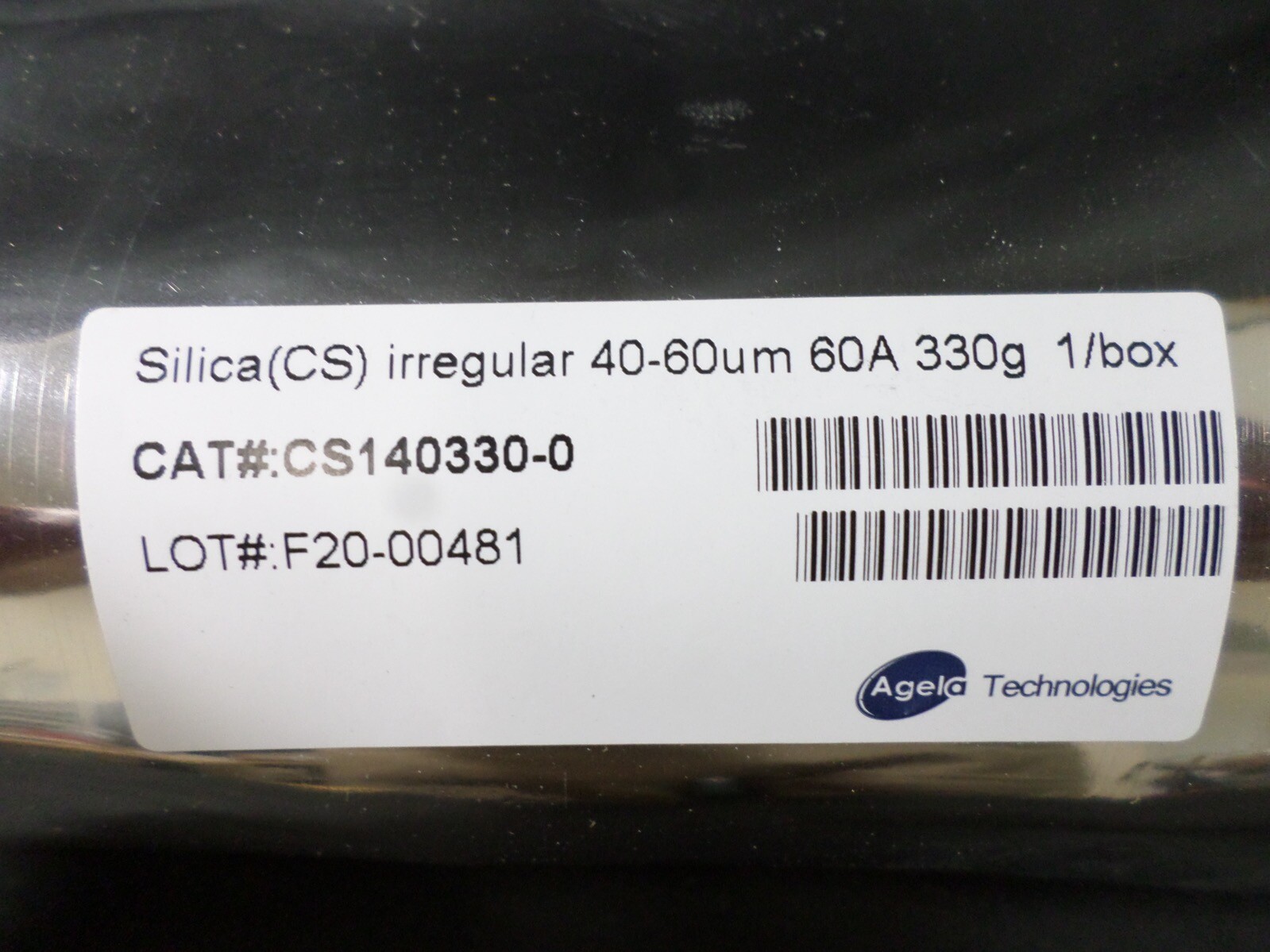 AGELA 40-60μm 330g 60A Silica Flash Column Irregular CS140330-0 (1/Bag)