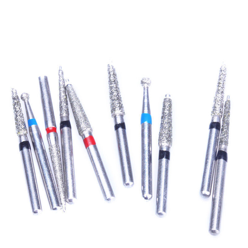 Dental Diamond Burs Drills FG Kit High Speed Handpiece 17 Types for Choice