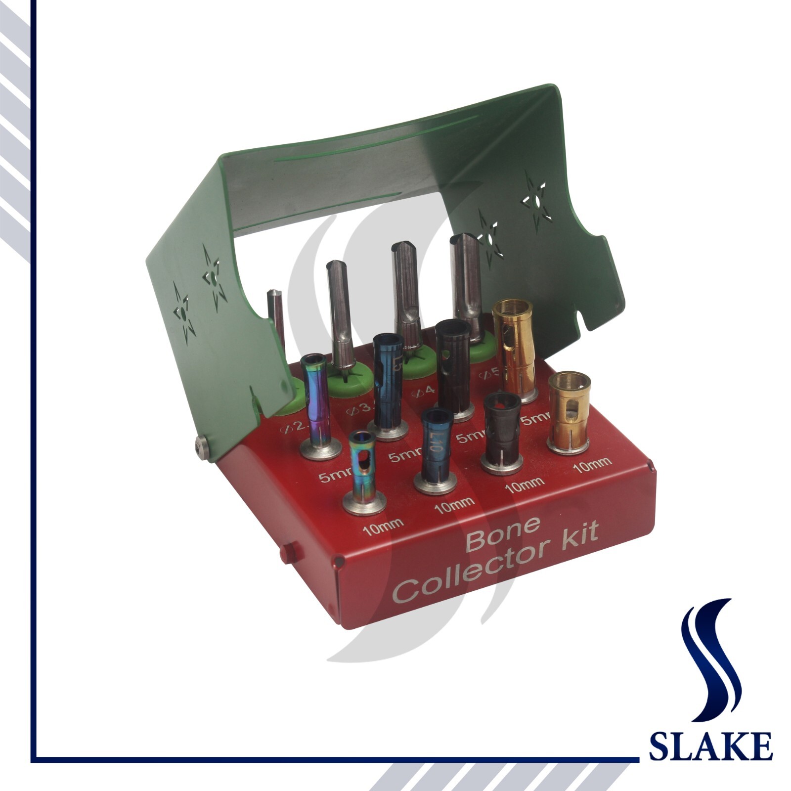 SLAKE Dental Collector Kit Dental Bur Drills Kit Dental kit CE