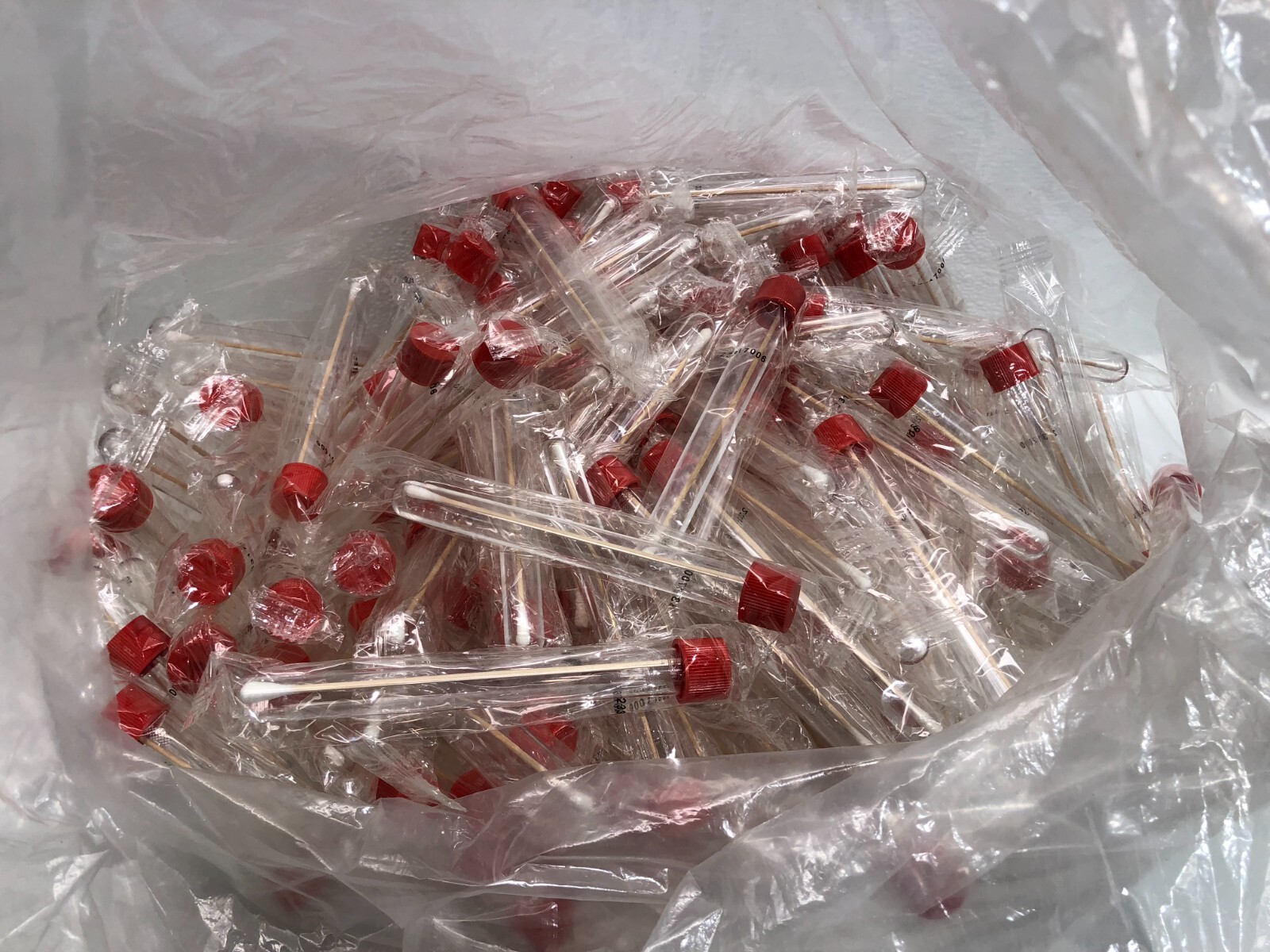 Falcon Swube Screw Cap/Cotton Tip Applicators 23317008
