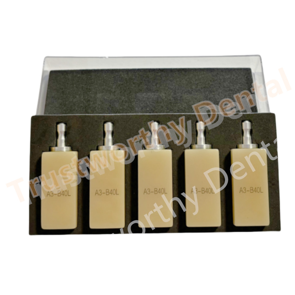 Dental B40L PMMA Blocks Disk Block Cerec Bleached Blocks A3