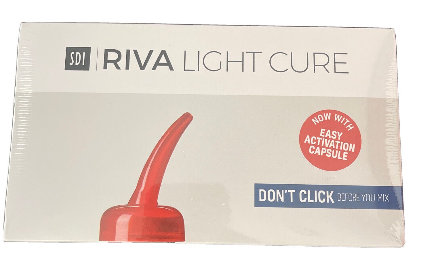 SDI Riva LC Light Cure Resin Reinforced Glass Ionomer Restorative 50 Capsule.