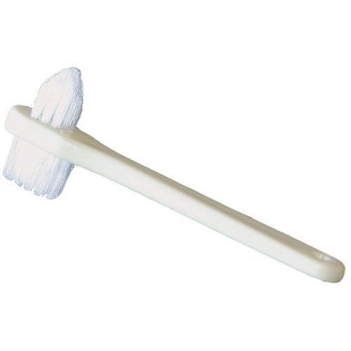 UP to 144 brushes Dukal DawnMist Denture Toothbrush,Two Sided,L/S Brush Heads