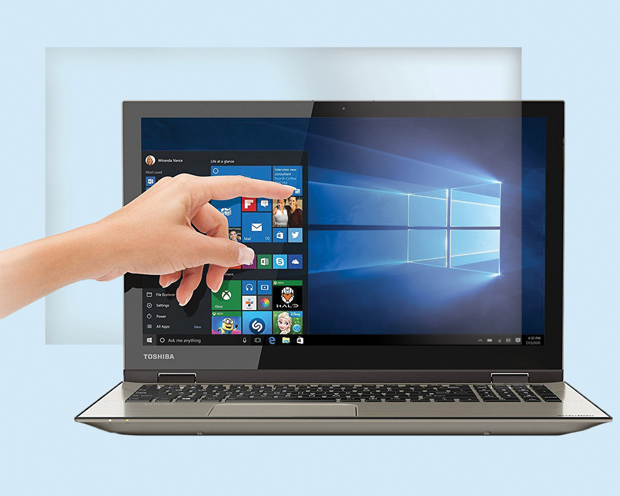 Touch Screen Barrier Film for Laptops (Pkg. 300)