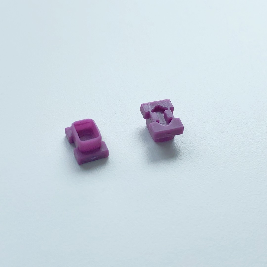20Pcs Dental ITI NC lmpression Coping Caps Closed Tray Plastic Caps Transfer USA