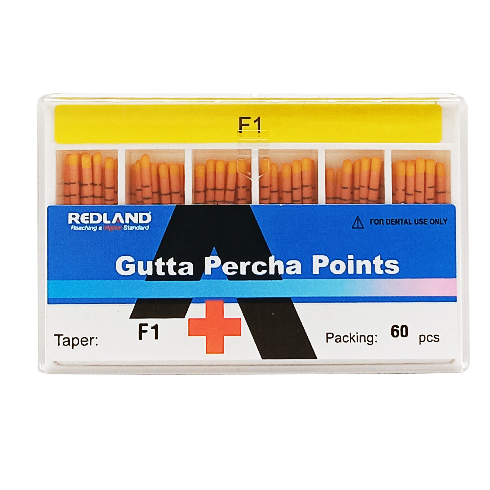 REDLAND MM marked Gutta Percha Point F1-F5 60/Pk FITS FOR DENTSPLY Protaper file