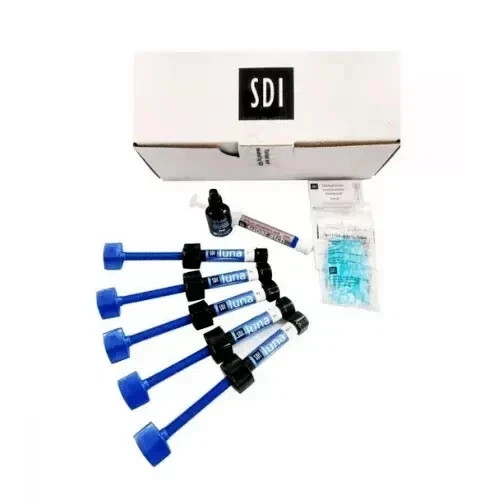 SDI LUNA Nano Hybrid & Micro Filler 5 Composite+Stae+ Bond+Etch 2ml Dental Kit