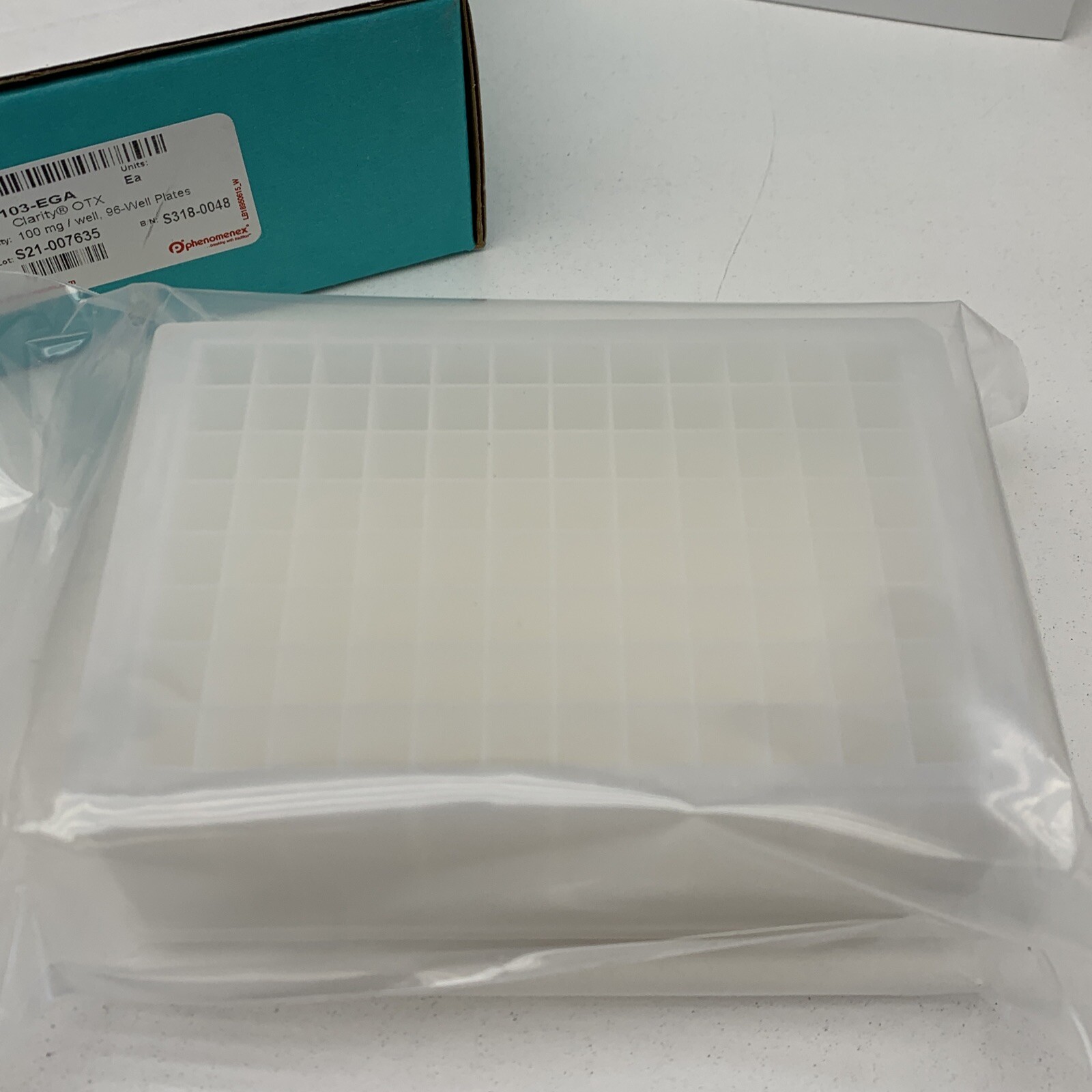 Phenomenex 8E-S103-EGA Clarity OTX Plate 100mg / Well 96-Well