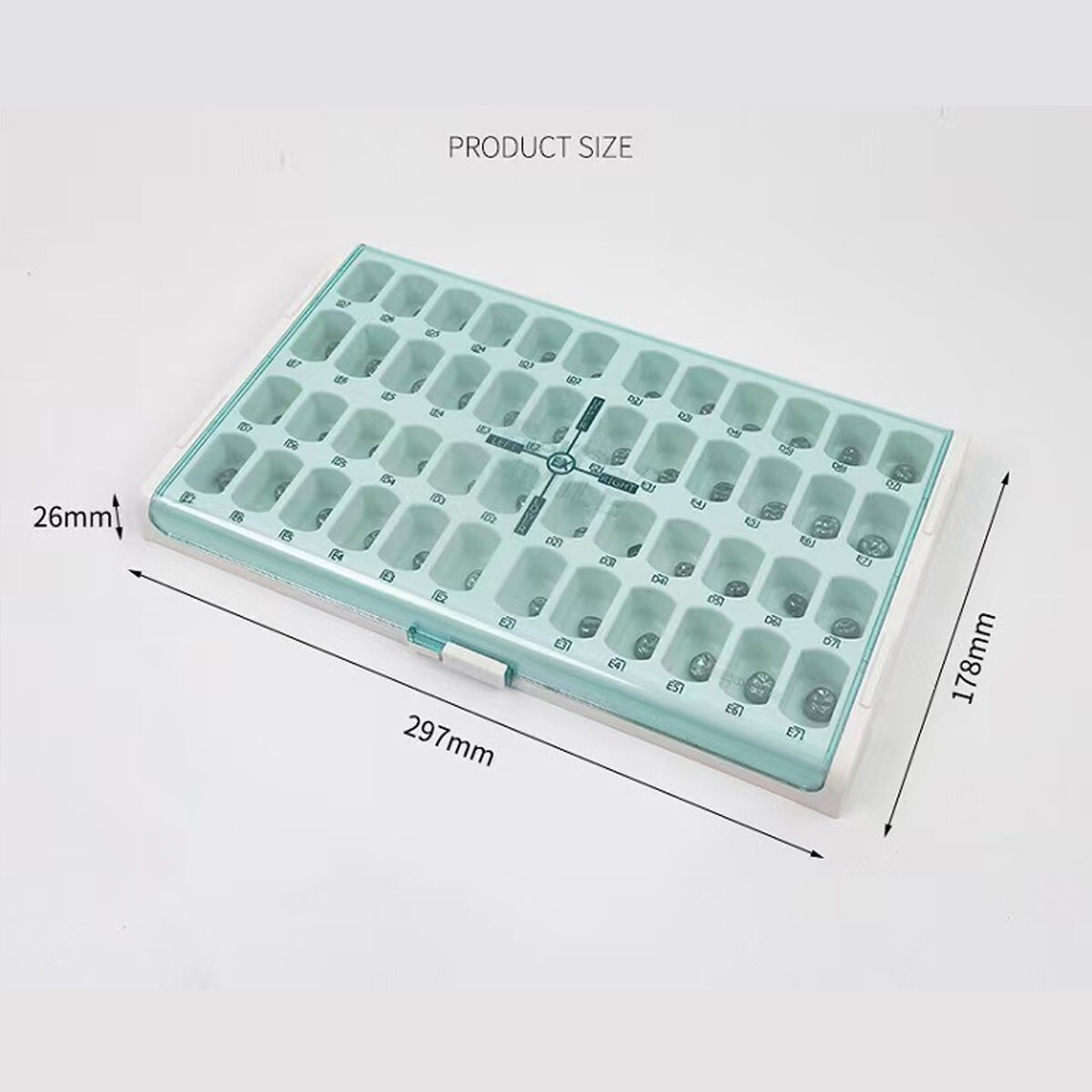 J&J Ortho Stainless Steel Molar Crown Kit for Kids and Adults
