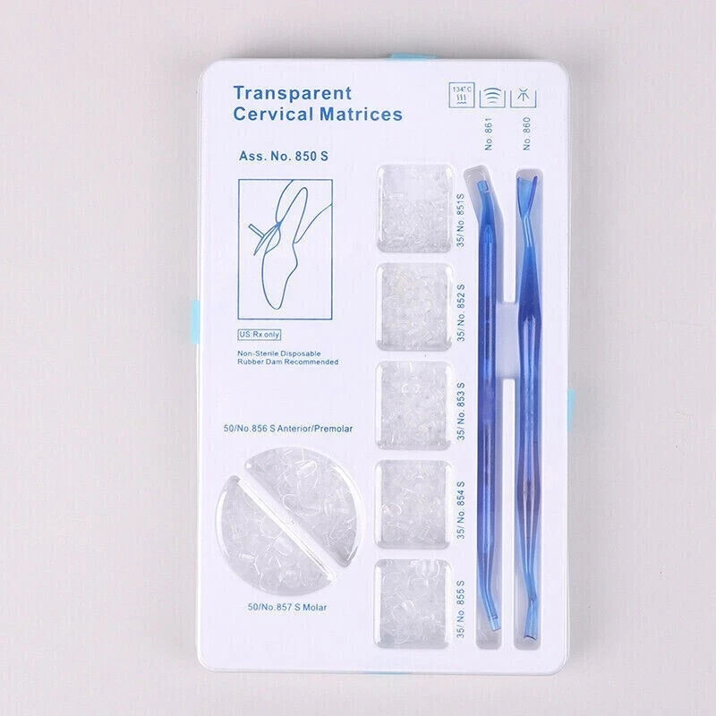 Dental Clear Matrix Composite Gingival Retractor Transparent Cervical Matrices