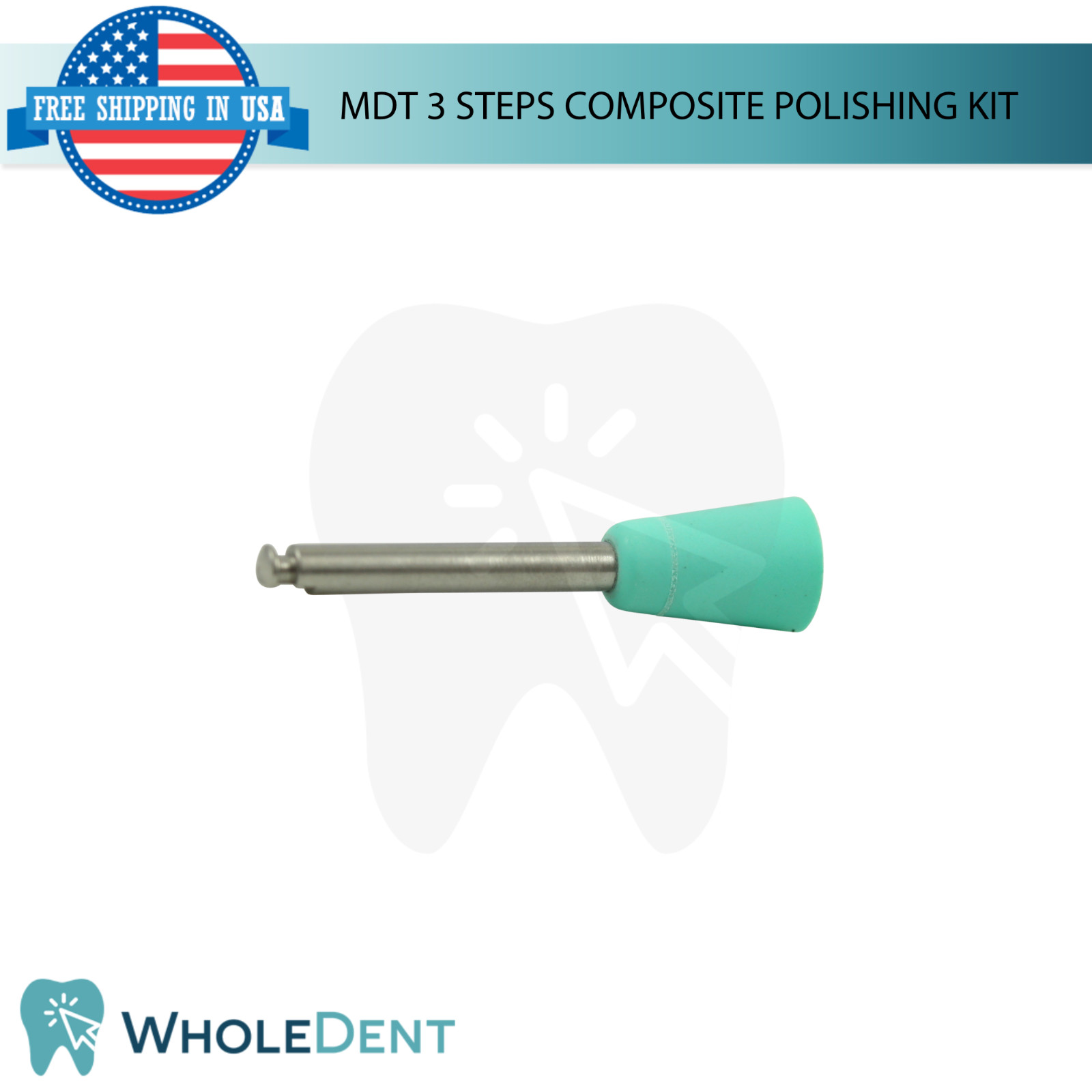 MDT 3 Steps Composite Polishing Kit High-Gloss Finish Dental Restorations
