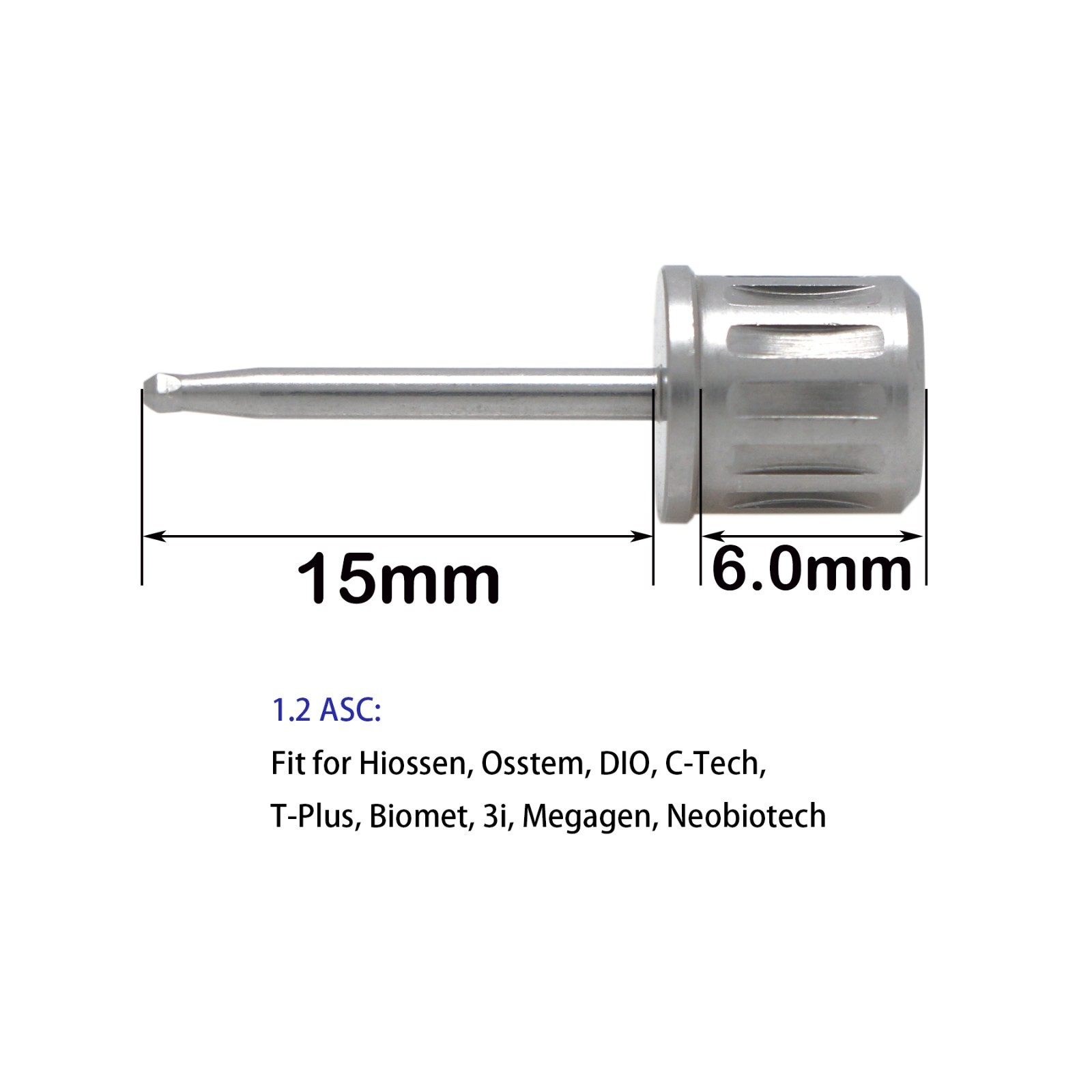 Implant Screwdriver Angulated Screw Channel Driver For Hiossen Nobel MIS Astra