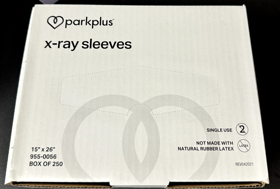Dental X-Ray Clear Plastic Sleeves Cover Regular Size 15″ x 26″ 250/BX FREE SHIP