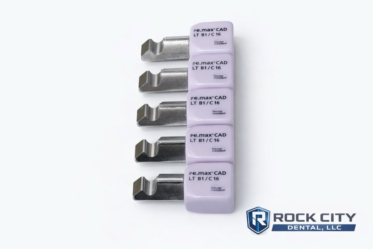 🦷 Ivoclar e.max CAD LT B1 / C16 Blocks – Lot of 5
