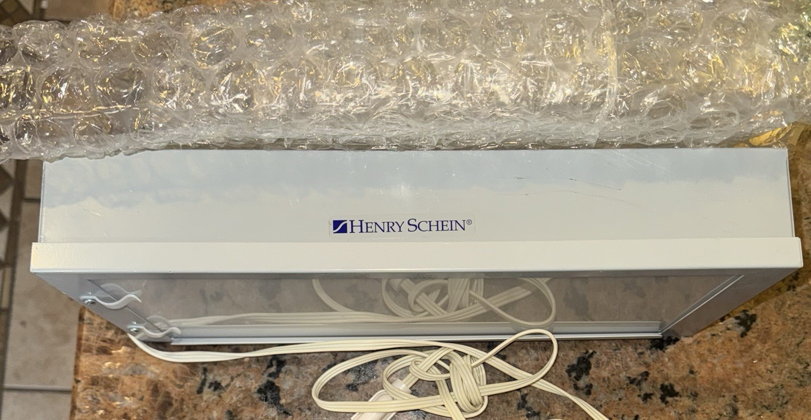 Henry Schein #100 Slim Line Dental X-Ray Illuminator Light Box 13.5” x 6”