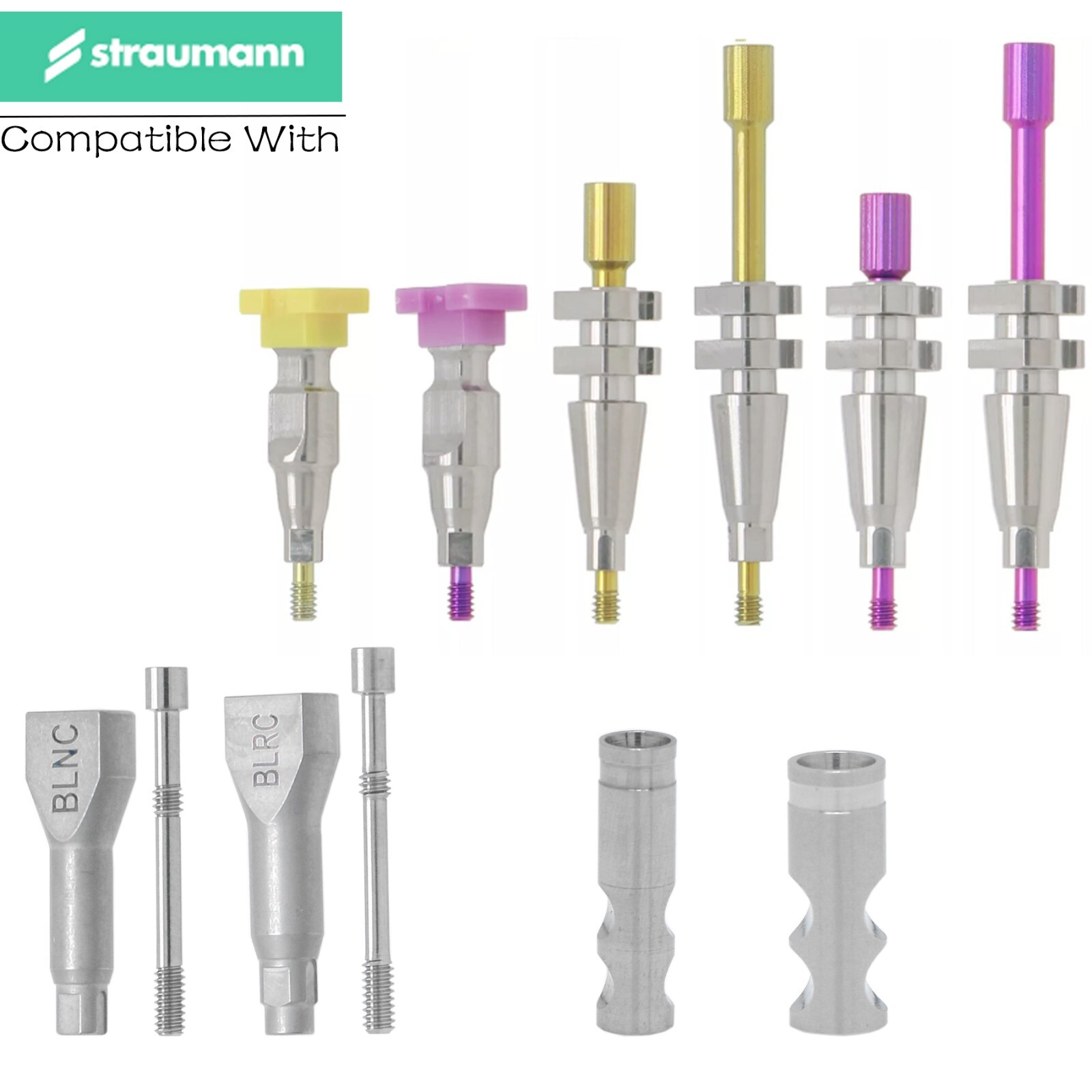 US Straumann Implant Healing Cap Abutment Impression Transfer For NC/RC Implants
