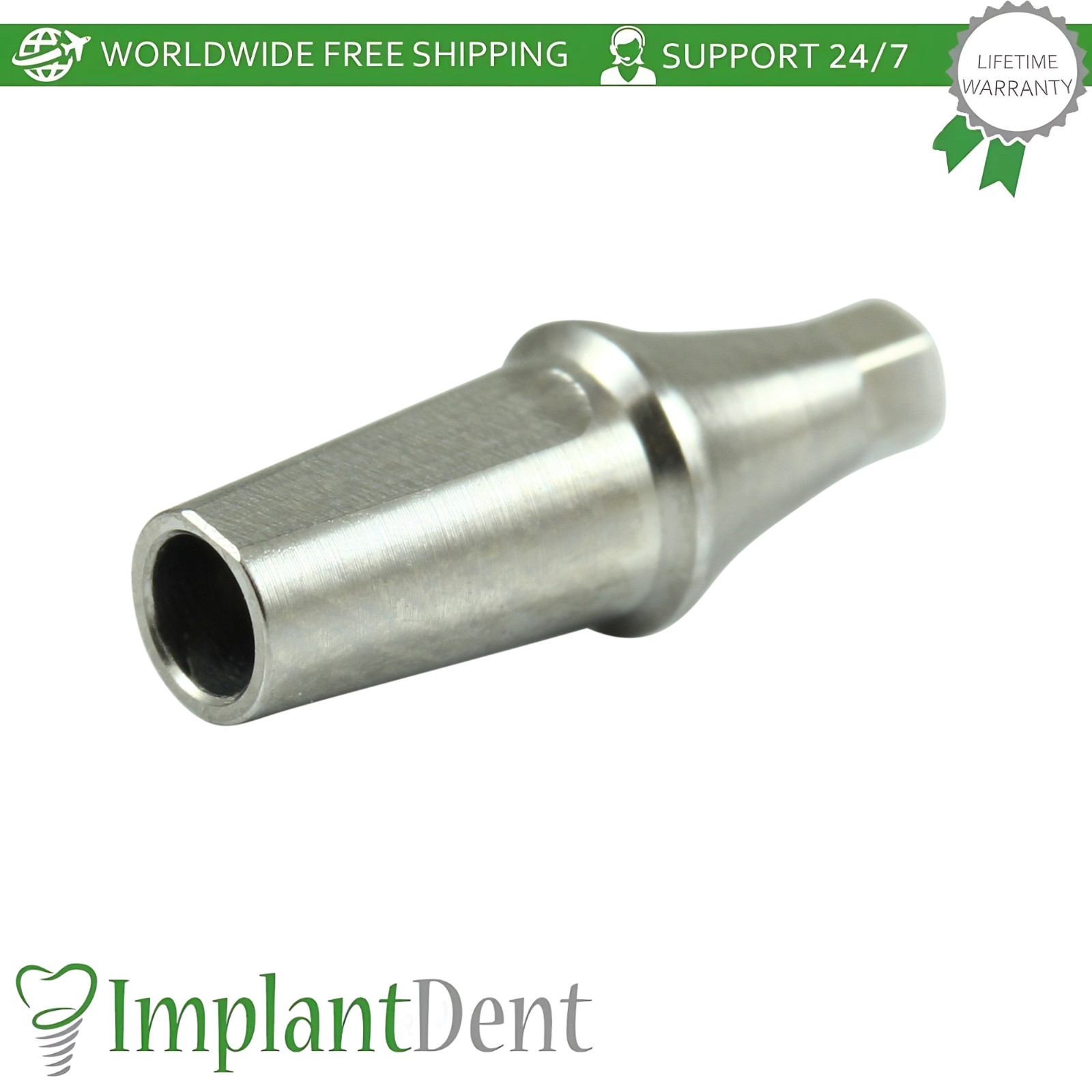0sstem TS Compatible Mini Platform Straight Dental Prosthetic with Shoulder
