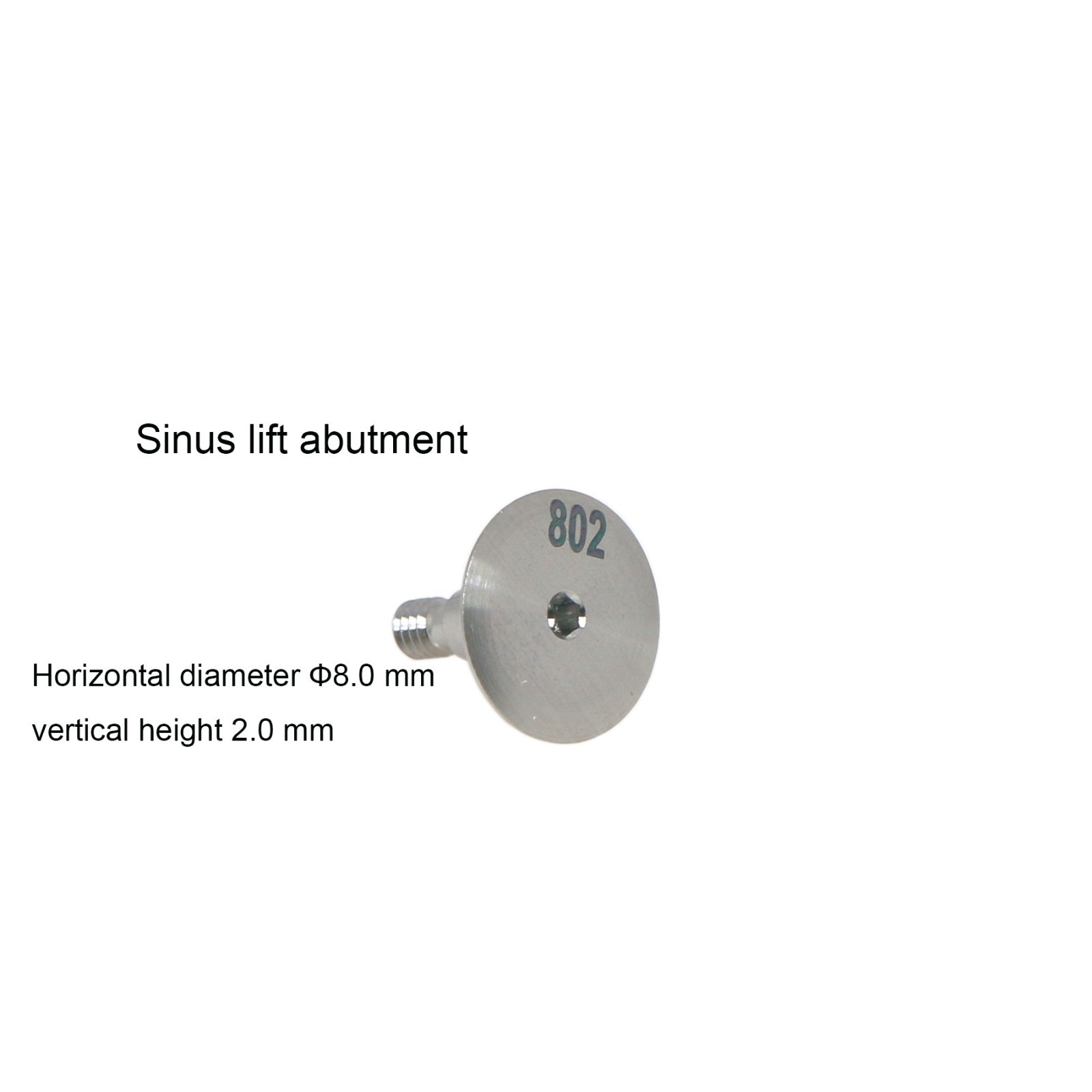 Dental Sinus lift temporary abutment titanium abutment fits Den-tium superline