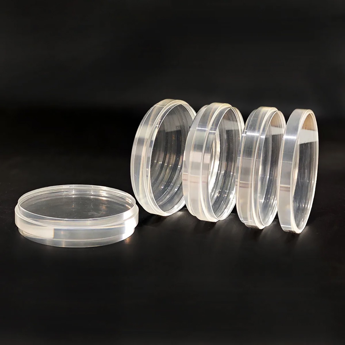 98mm Dental Clear PMMA Block Transparent Resin Disc for Dental Lab Material 5pc