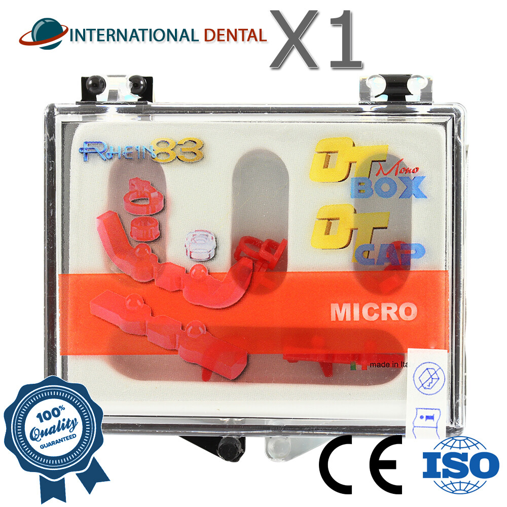 Dental Fixture Micro OT Mono Cap Box Kit Ball Attachment Castable Overdenture