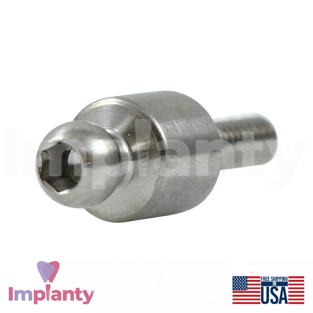 Slim Ball Attachment Standard Set Abutment Dental Titanium Internal Hex 2.0mm