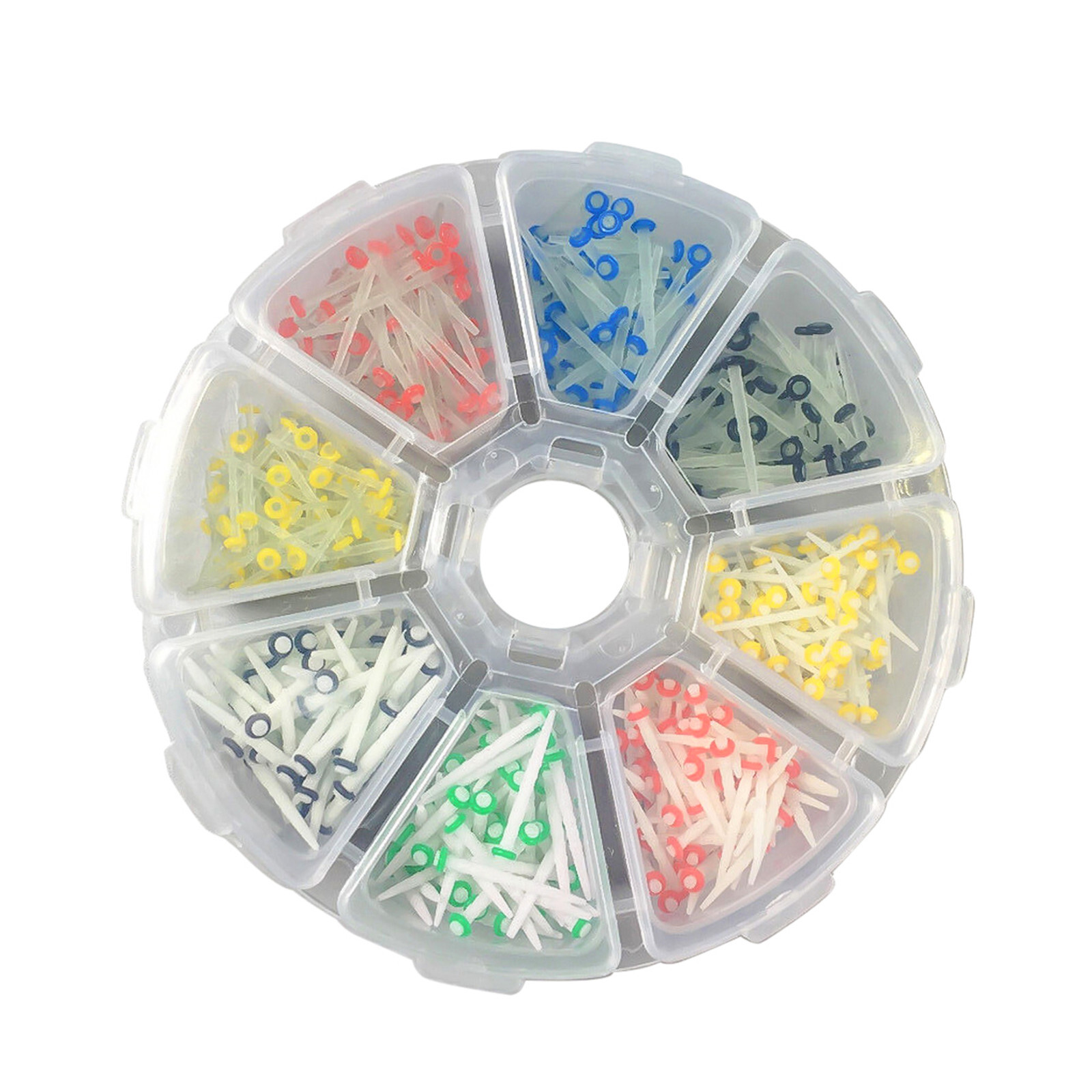 200Pc Coloful Dental Fiber Post Material Glass Fiber Composite Post Quartz Screw