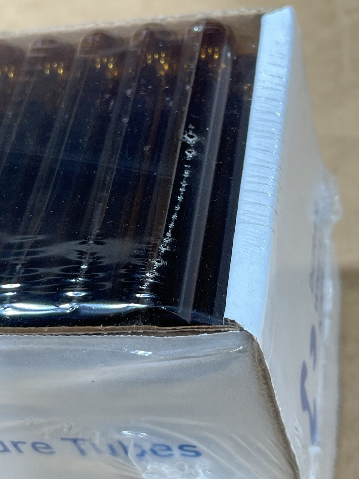 Duran Wheaton Kimble 73500-16100A 16x100mm Amber Borosilicate Glass Tubes 250